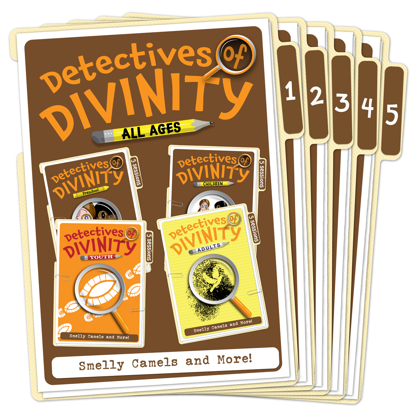Detectives of Divinity 20 Lessons (5 for each age level) :: Smelly Camels & More!