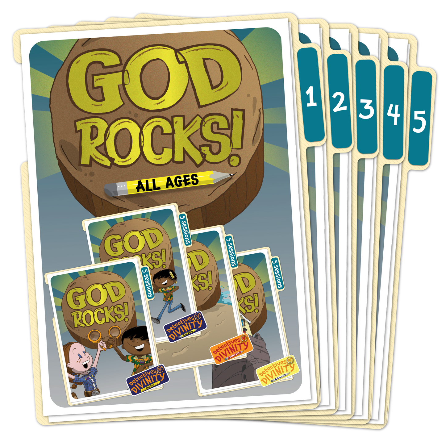GOD ROCKS 20 Lessons (5 for each age level) :: Bonus Videos